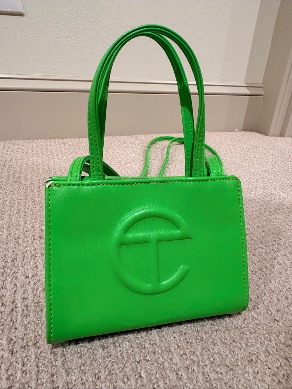 Telfar Green Mini Purse
